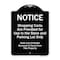 Signmission Designer Series-Notice-Shopping Carts Are Provided For Use In The Store And, BW-1824-9943 A-DES-BW-1824-9943 - alternate 1